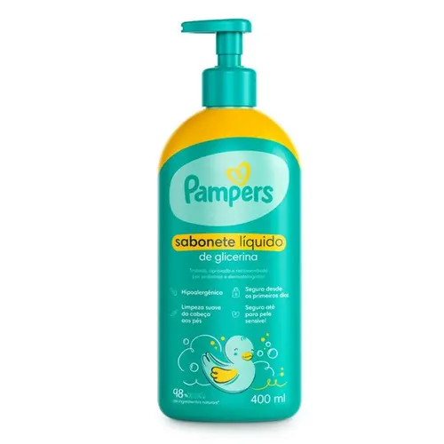 SAB LIQ PAMPERS GLICERINA 400ML