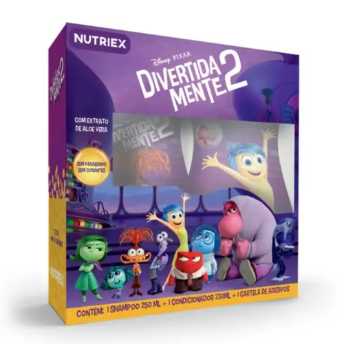 KIT INFANTIL NUTRIEX DIVERTIDAMENTE 2 SH 250 ML+COND 230 ML