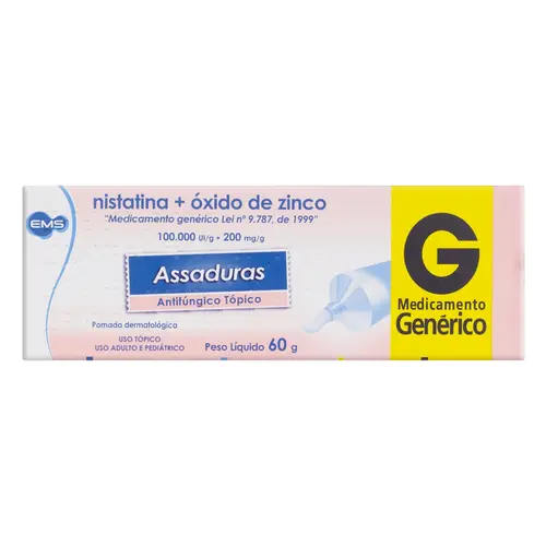 NISTATINA+OXIDO DE ZINCO 100.0