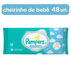 LENCOS UMED PAMPERS CARINHO  DE BEBE 48 UN