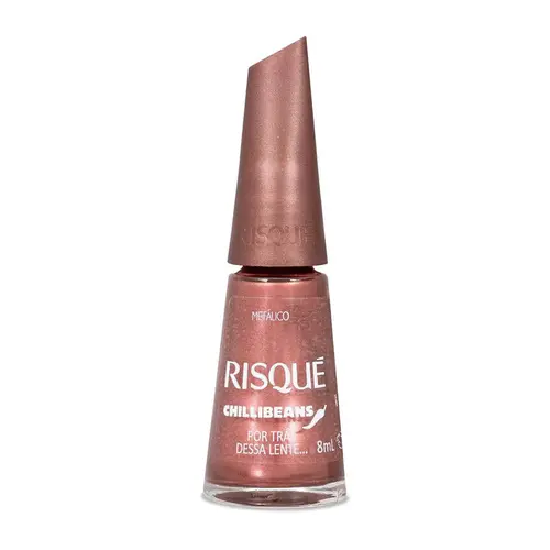 ESMALTE RISQUE CHILLIBEANS METALICO - POR TRAS DESSA LENTE