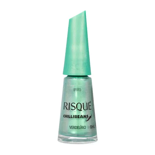 ESMALTE RISQUE CHILLIBEANS METALICO - VERDELIRIO