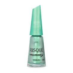 ESMALTE RISQUE CHILLIBEANS METALICO - VERDELIRIO