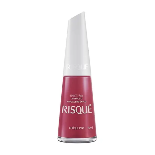 ESMALTE RISQUE CREMOSO - CHOQUE PINK