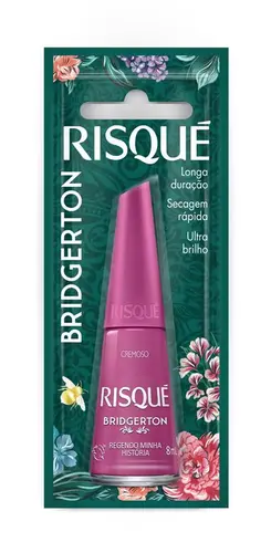 ESMALTE.RISQUE BRIDGERTON CREM REGEND MINHA HIST 8ML