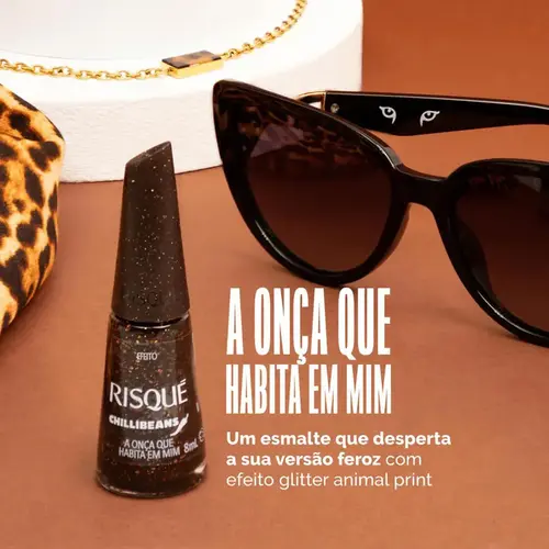 ESMALTE RISQUE NU EF ONCA QUE HABITA EM MIM TILLI BEANS