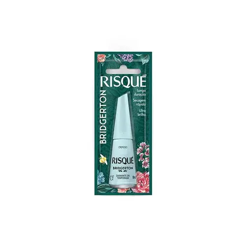 ESMALTE RISQUE BRIDGERTON CREM. DIAMANTE DA TEMP 8ML