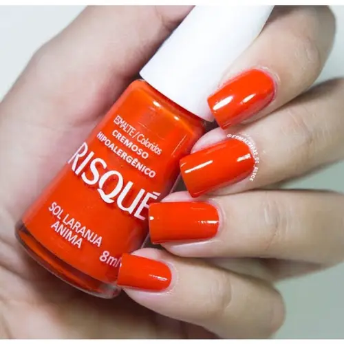 ESMALTE RISQUE SOL LARANJA ANIMA
