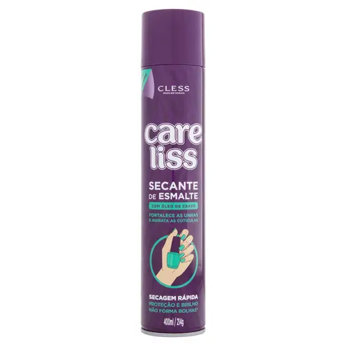 SECANTE DE ESMALTE CARE LISS COM OLEO DE CRAVO 400ML