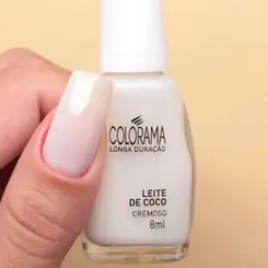 ESMALTE COLORAMA CREM LEITE DE