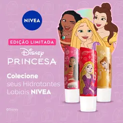HIDRATANTE LABIAL NIVEA PRINCESAS 4,8G RAPUNZEL MORANGO SILVESTRE