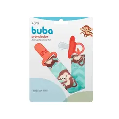PRENDEDOR DE CHUPETA BUBA ANIMAL FUN MACACO