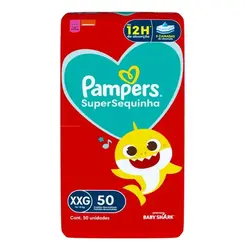 FRALDA PAMPERS SUPERSEQUINHA XXG 50 UN