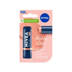 PROT LABIAL NIVEA HIDRA COLOR 4,8G CHAMPANHE NUDE