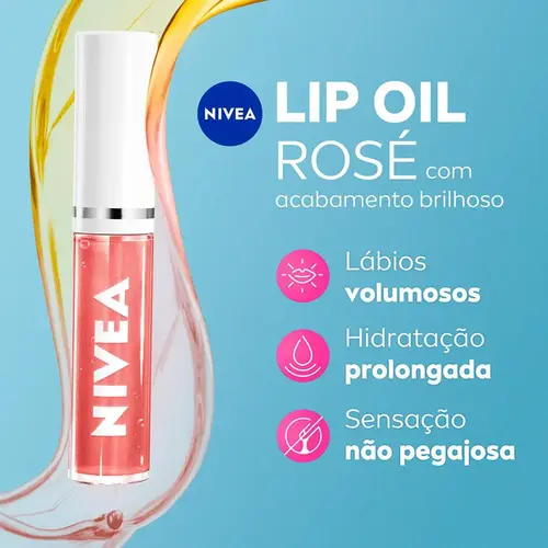 HIDRAT LABIA NIVEA LIP OIL 5,5ML ROSE