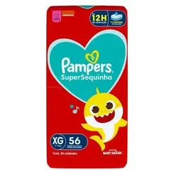 FRALDA PAMPERS SUPERSEQUINHA SUPER XG 56UN