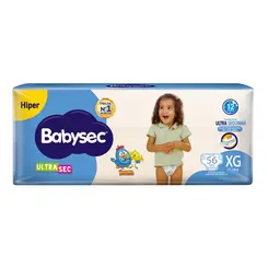 FRALDA BABYSEC ULTRA HIPER XG 56 UNID