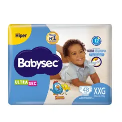 FRALDA BABYSEC ULTRA HIPER XXG 48 UNID