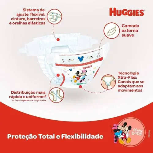 FRALDA HUGGIES SUPREME CARE HIPER XG 56UN