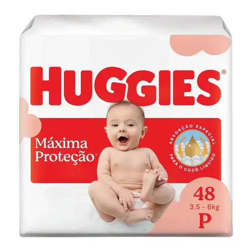 FRALDA HUGGIES SUPREME CARE P 48UN MEGA