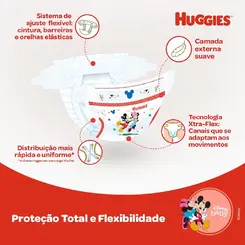 FRALDA HUGGIES SUPREME CARE HIPER M 66UN