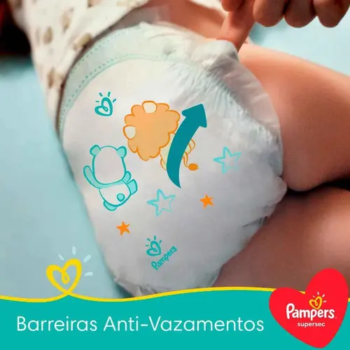 FRALDA PAMPERS CONFORTSEC XG 5