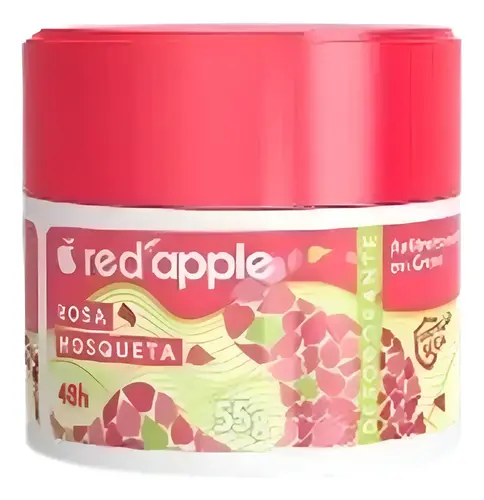 DESODORANTE RED APPLE CREME 55 GR ROSA MOSQUETA