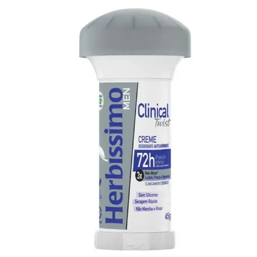 DESODORANTE HERBISSIMO MEN TWIST CLINICAL CREME 45G