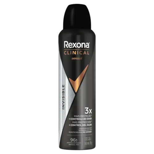 DES REXONA AERO CLINICAL MEN INVISIBLE 150 ML