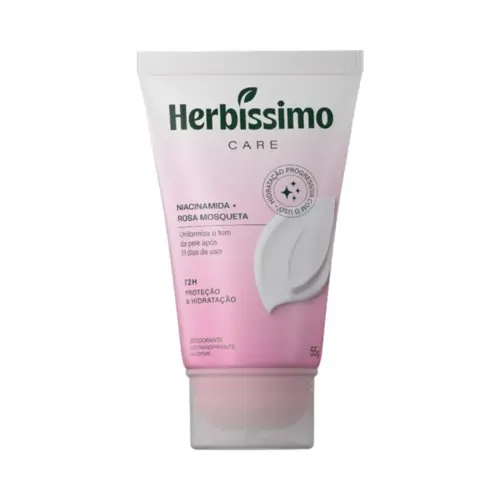 DESODORANTE HERBISSIMO CREME CARE 55G ROSA MOSQUETA E NIACINAMIDA