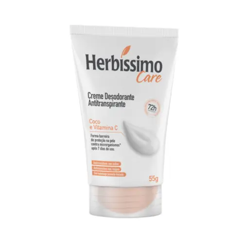 DESODORANTE HERBISSIMO CREME CARE 55G COCO E VITAMINA C