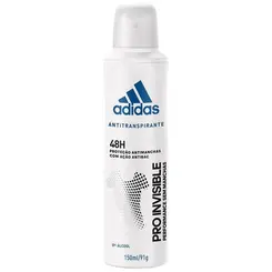 DESODORANTE ADIDAS AEROSOL 150 ML FEM PRO INVISIBLE