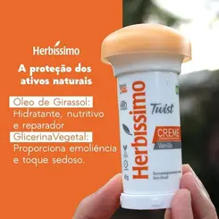 DESODORANTE HERBISSIMO TWIST CREME 45G VANILLA