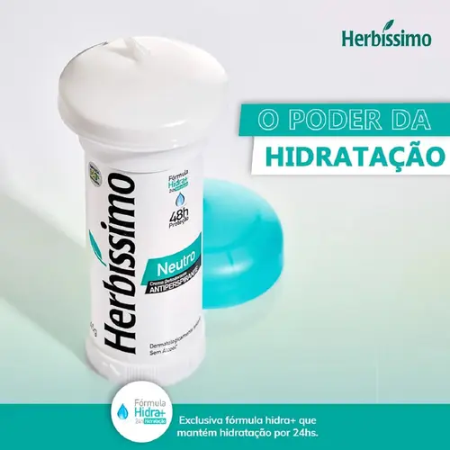 DESODORANTE HERBISSIMO CREME TWIST 45G NEUTRO