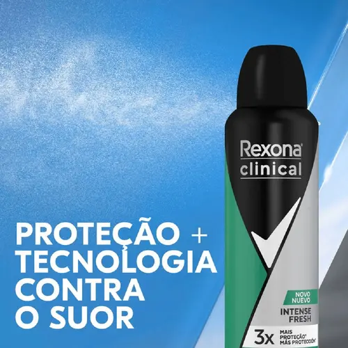 DES REXONA AERO 150 ML CLINICAL MEN INTENSE FRESH