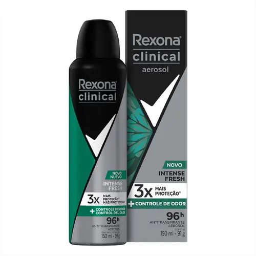 DES REXONA AERO 150 ML CLINICAL MEN INTENSE FRESH