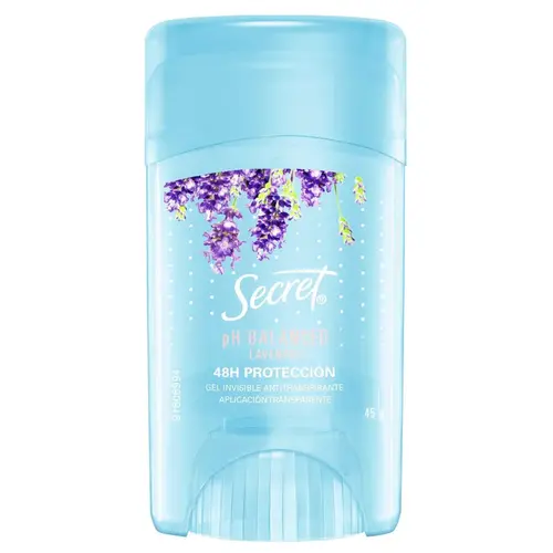 DESODORANTE SECRET CLEAR GEL 45G PH BALANCED LAVENDER