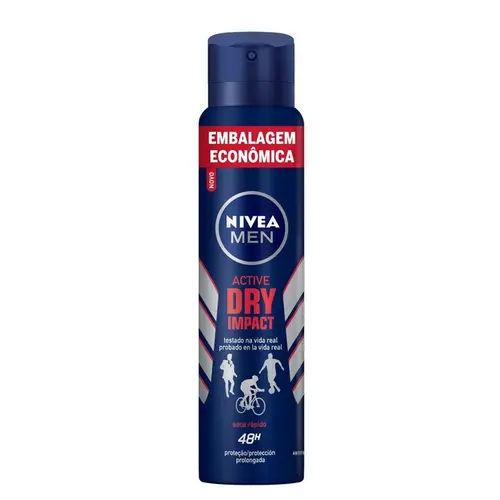 DES NIVEA AERO 200 ML MEN ACTIVE DRY IMPACT