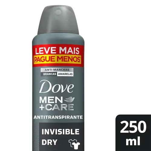 DES DOVE AERO 250 ML MEN INVISIBLE DRY
