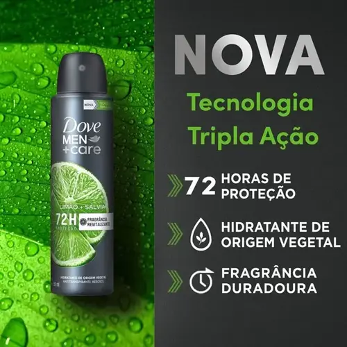 DES DOVE AERO 150 ML MEN LIMAO