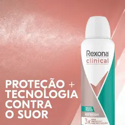 DES REXONA AERO 150 ML CLINICAL FEM REFRESH