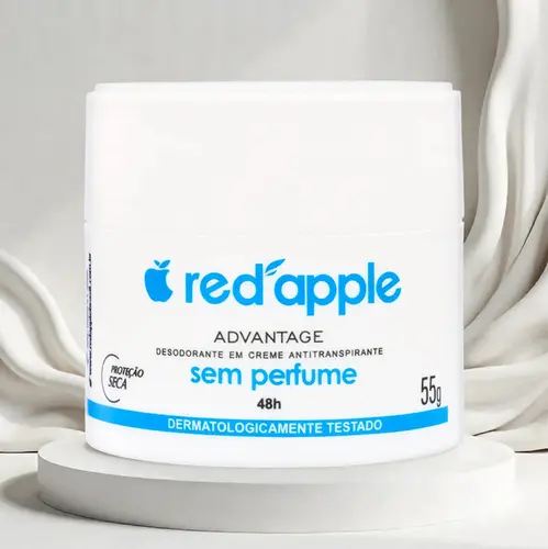 DESODORANTE RED APPLE CREME 55 GR SEM PERFUME