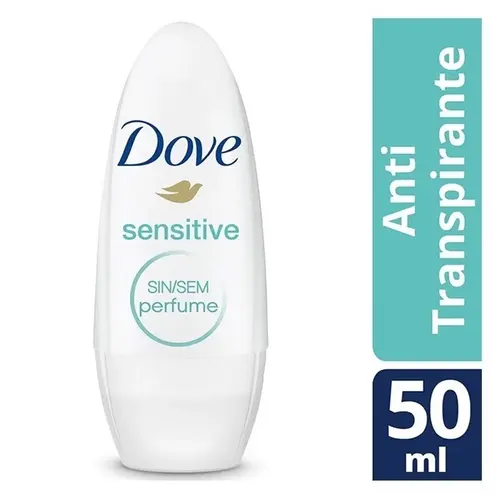 DES DOVE ROLON 50 ML SEM PERFUME SENSITIVE