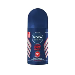 DESODORANTE NIVEA MEN ROLLON 50ML ACTIVE DRY IMPACT