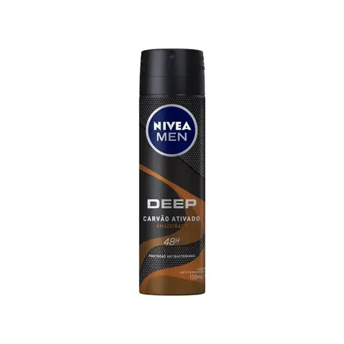 DES NIVEA AERO 150 ML MEN DEEP CARVAO ATIVADO AMADEIRADO