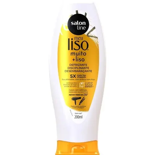CR SALON LINE 200ML DEFRIZANTE MUITO+LISO