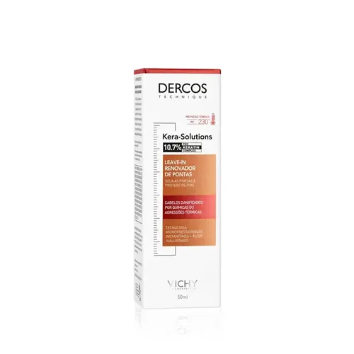VICHY DERCOS LEAVE IN RENOVADOR PONTAS KERA-SOLUTIONS 50ML