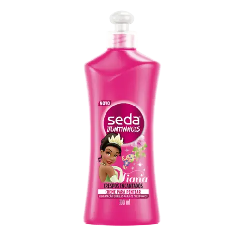 CR PENTEAR SEDA JUNTINHOS TIANA 300ML CRESPOS ENCANTADOS