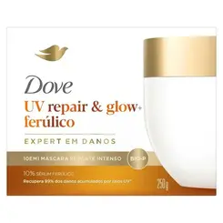 MASCARA DE RESGATE INTENSO DOVE 10 EM 1 UV RAPAIR E GLOW+FER