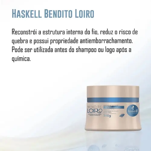 MASCARA HASKELL BENDITO LOIRO 300G